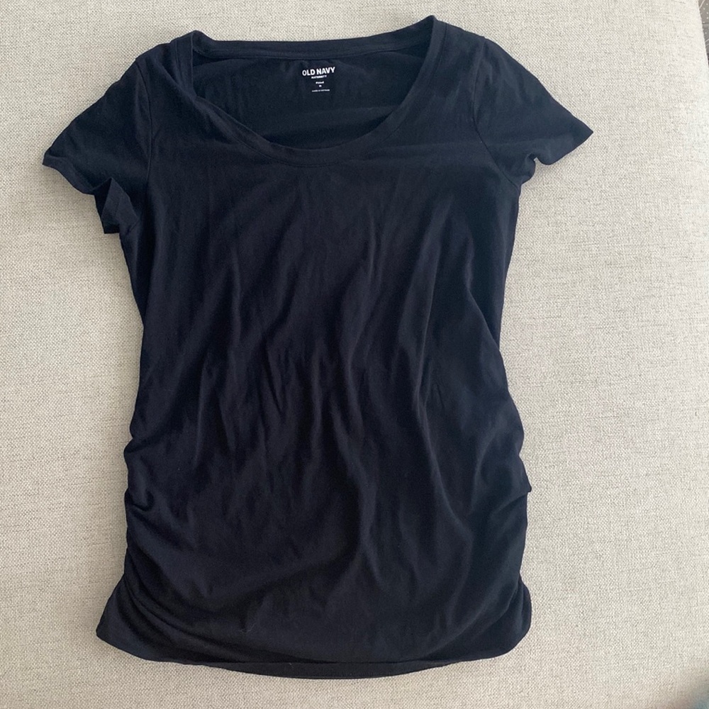 Old Navy Black Scoop Neck Tee